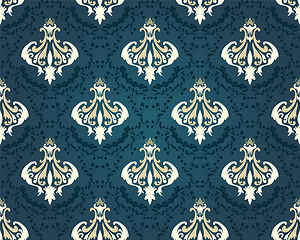 Image showing Damask Seamless Pattern