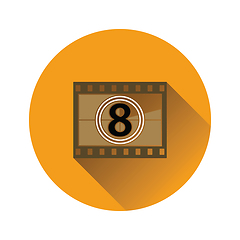 Image showing Movie frame with countdown icon