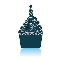 Image showing First Birthday Cake Icon