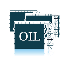 Image showing Oil Tank Storage Icon