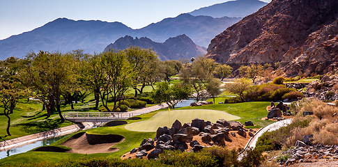 Image showing golf course, Palm Springs, California