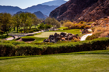 Image showing golf course, Palm Springs, California