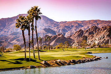 Image showing golf course, Palm Springs, California