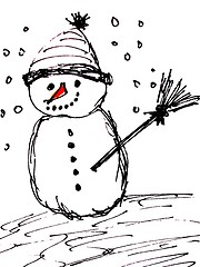 Image showing snowman