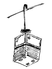 Image showing ski-lift