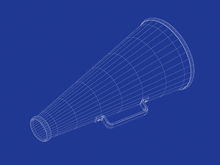 Image showing 3D model of megaphone
