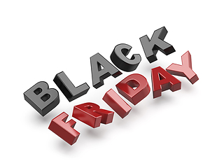 Image showing Black friday banner