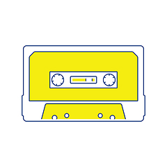 Image showing Audio cassette  icon