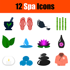 Image showing Spa Icon Set