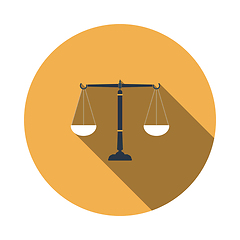 Image showing Justice scale icon