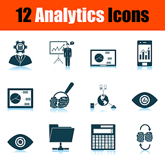 Image showing Analytics Icon Set