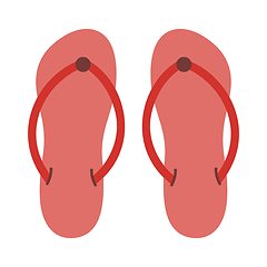 Image showing Spa Slippers Icon