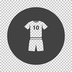 Image showing Soccer uniform icon