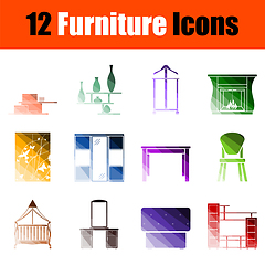 Image showing Furniture Icon Set