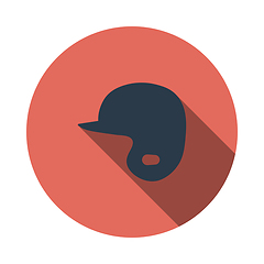 Image showing Baseball Helmet Icon