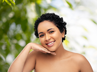 Image showing portrait of young african american woman