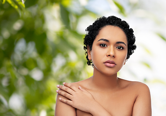 Image showing portrait of young african american woman