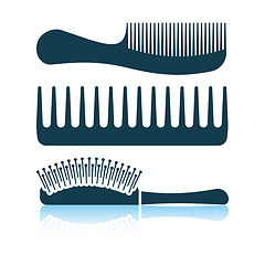 Image showing Hairbrush icon