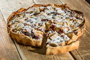 Image showing Homemade Organic Apple Pie Dessert Ready to Eat