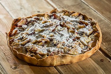 Image showing Homemade Organic Apple Pie Dessert Ready to Eat