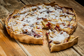 Image showing Homemade Organic Apple Pie Dessert Ready to Eat