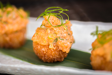 Image showing Seafood appetizer in Japanese style