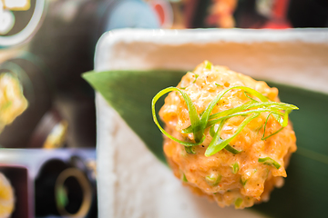 Image showing Seafood appetizer in Japanese style