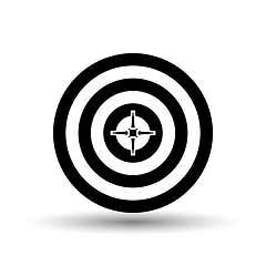 Image showing Target With Dart In Center Icon