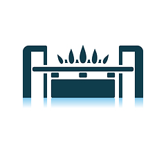 Image showing Gas Burner Icon