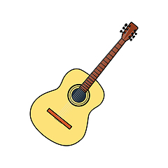 Image showing Acoustic guitar icon