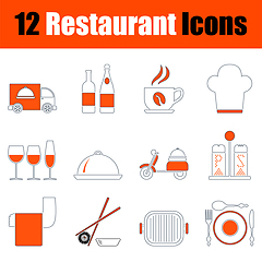 Image showing Restaurant Icon Set