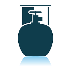 Image showing Camping Gas Container Icon