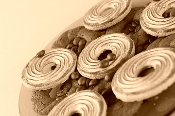 Image showing Cookies and coffee