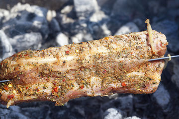 Image showing raw meat barbecue