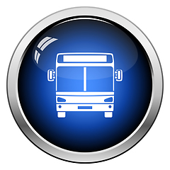 Image showing City bus icon front view