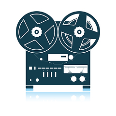 Image showing Reel tape recorder icon