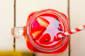 Image showing fresh fruit punch drink