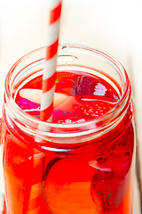 Image showing fresh fruit punch drink