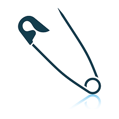 Image showing Tailor safety pin icon