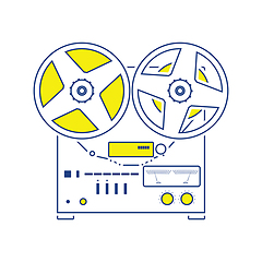 Image showing Reel tape recorder icon