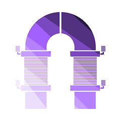 Image showing Electric Magnet Icon