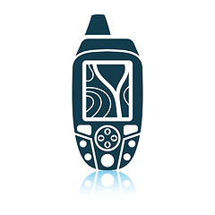 Image showing Portable GPS device icon