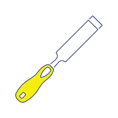 Image showing Icon of chisel