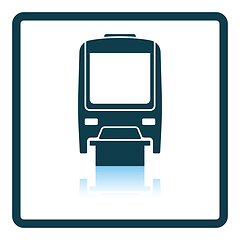 Image showing Monorail  icon front view