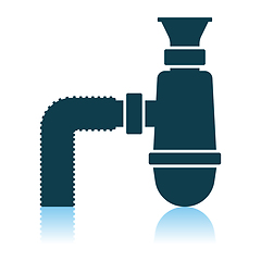 Image showing Bathroom Siphon Icon