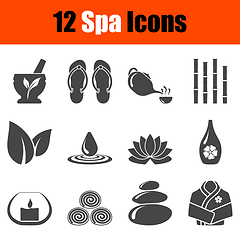 Image showing Spa Icon Set