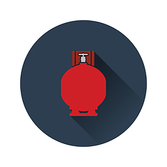 Image showing Gas cylinder icon