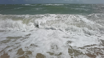 Image showing The Wave Crashing Slow Motion.