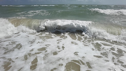 Image showing The Wave Crashing Slow Motion.