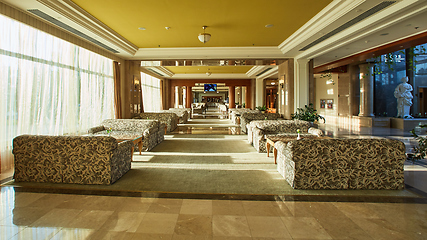 Image showing Hotel lobby interior